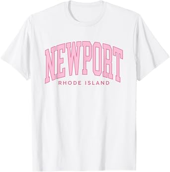 Vintage Newport Rhode Island Retro preppy womens girls T-Shirt