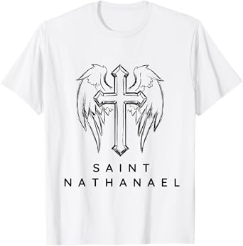 Saint Nathanael the Apostle. Traditional Catholic Prayer T-Shirt