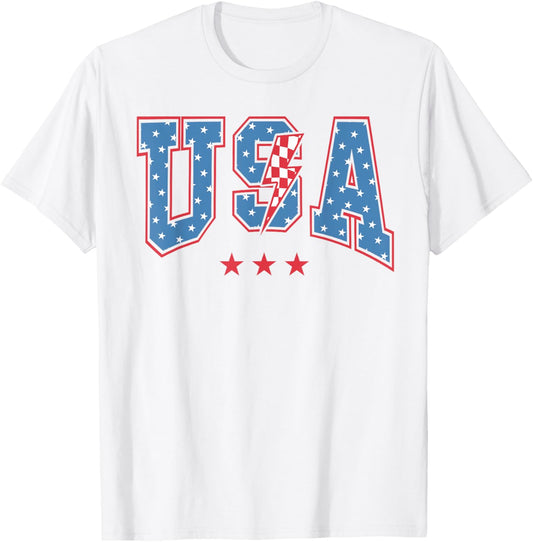 Usa Us Flag Patriotic Funny 4th Of July America T-shirt