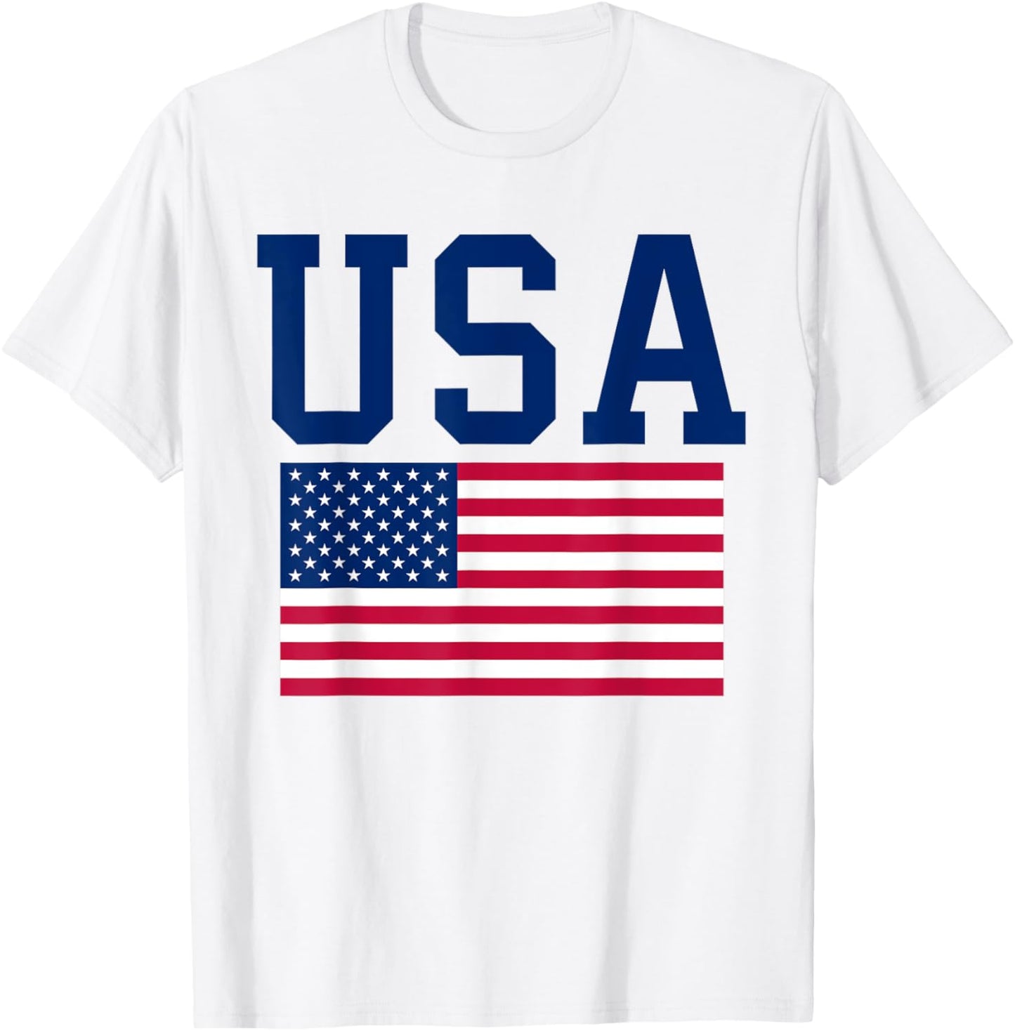 USA Shirt Women Men Kids American Flag Patriotic 4th of July T-Shirt