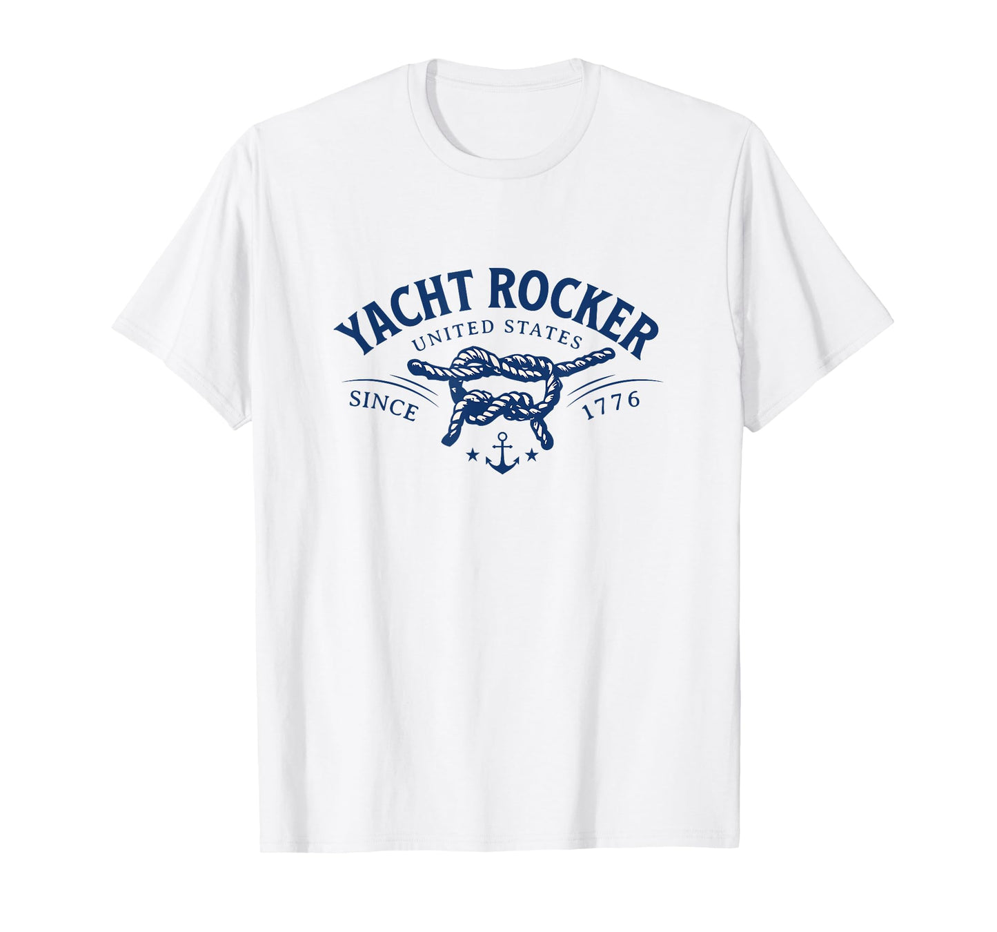 Yacht Rocker Anchor Nautical Cruise Lake Party Graphic T-Shirt