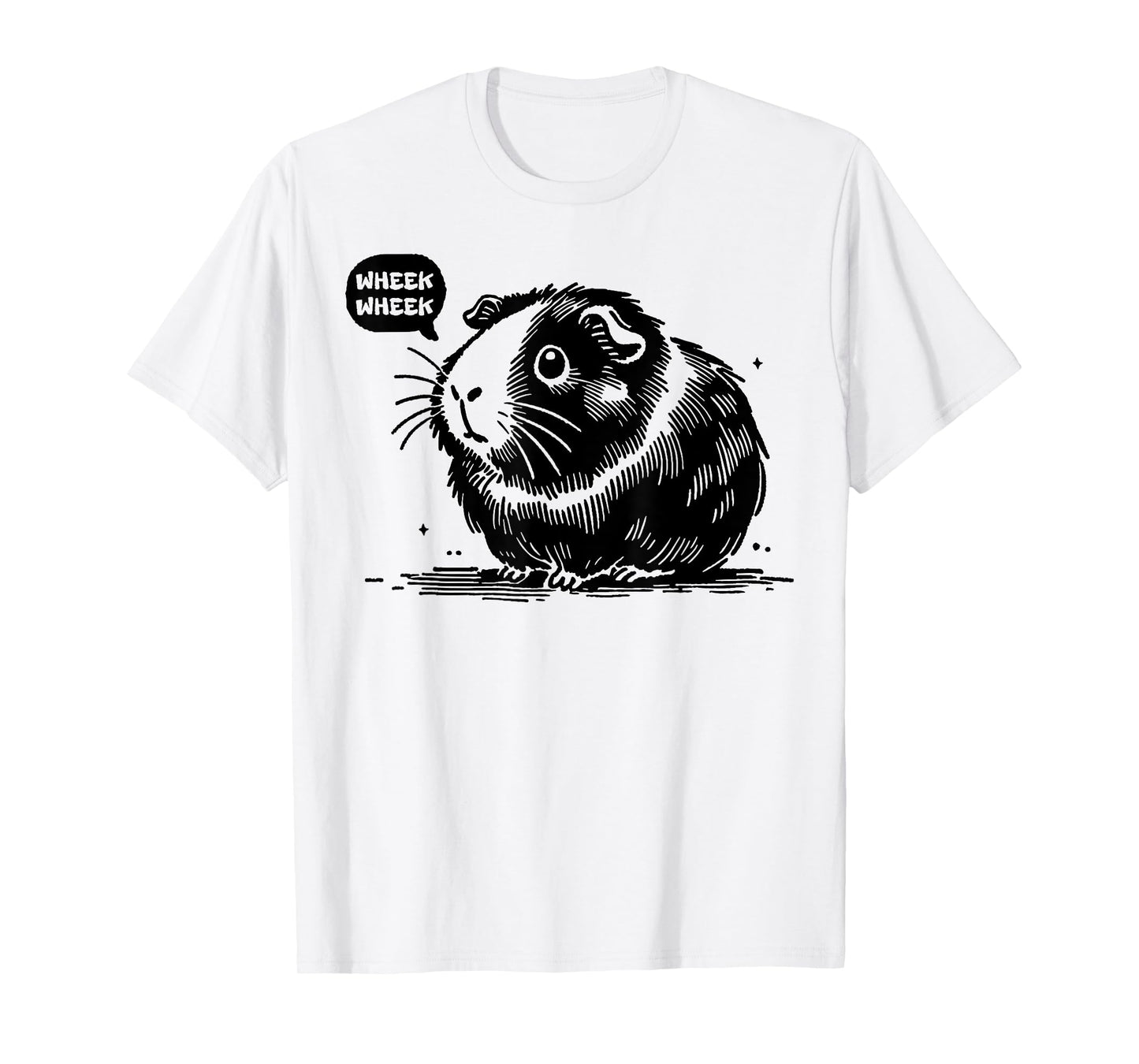 Cute Guinea Pig Wheek Wheek Sounds Guinea Pig Lover Funny T-Shirt