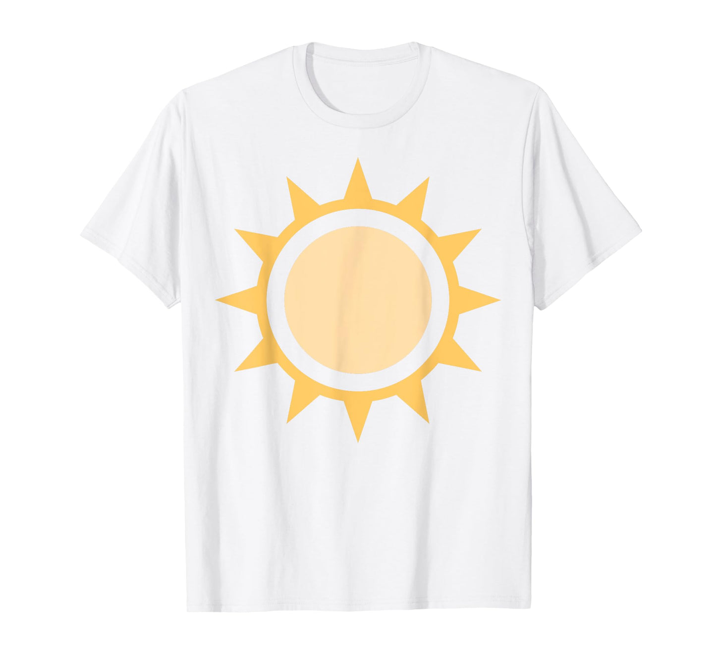 Sun Simple Sun Icon Design For Sunshine Summer Fun T-Shirt