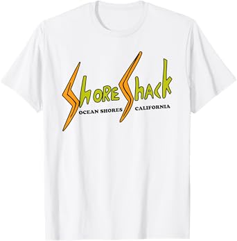 Rocket Power Shore Shack Front and Back Retro Cartoon T-Shirt