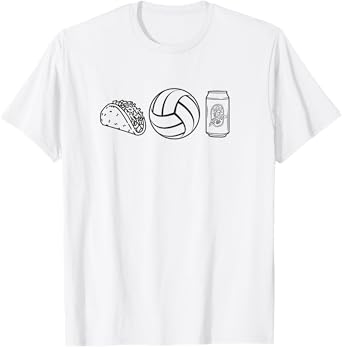 Tacos, Volleyball, Beer - Things I Love. T-Shirt