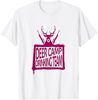 Deer Camp Drinking Team - Funny Hunting T-Shirt