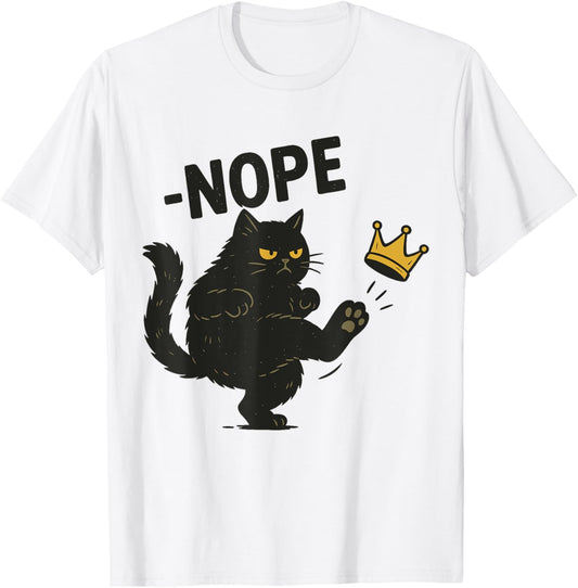 Nope Black Cat T-Shirt