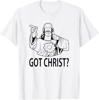 Funny Happy Buddy Jesus Christ Religious Christian T-Shirt