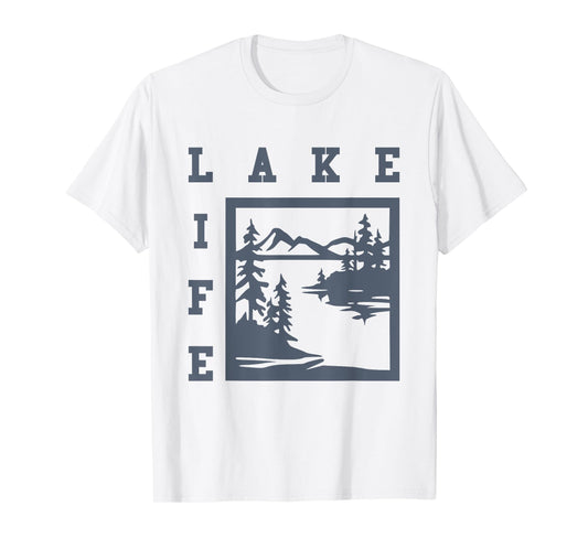 Lake Life Lake Shirt Lakehouse Vacation Boating Lake Bum T-Shirt