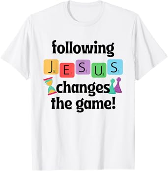 Following Jesus The Changes Game VBS Vacation Bible School T-Shirt