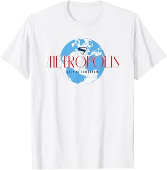 Superman (2025) Metropolis City Of Tomorrow Planet Logo T-Shirt