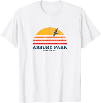 Asbury Park New Jersey NJ T-Shirt Vintage Graphic 70s Tee T-Shirt