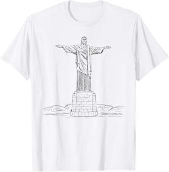 Christ the Redeemer Statue, Rio de Janeiro Brasil Christian T-Shirt