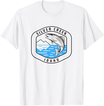 Silver Creek Idaho - Fly Fishing Fisherman T-Shirt