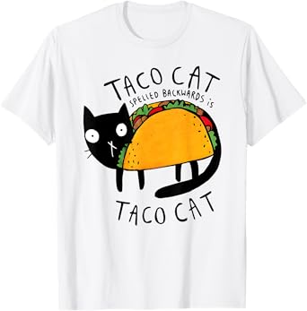Tacocat Spelled Backwards Funny Taco Cat Cinco De Mayo Kids T-Shirt