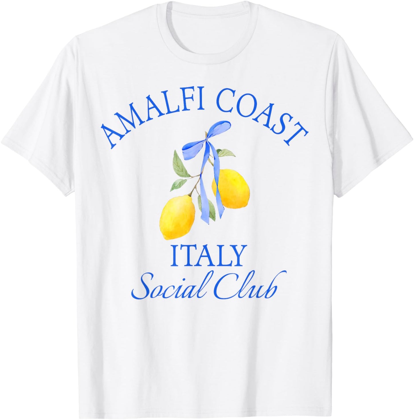 Amalfi Coast Italy Social Club Lemons Amalfi Italy T-Shirt
