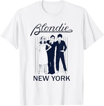 Blondie Parallel Lines Album Art New York Vintage Band T-Shirt