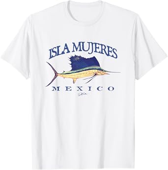 JCombs: Isla Mujeres, Mexico, Vintage Sailfish T-Shirt
