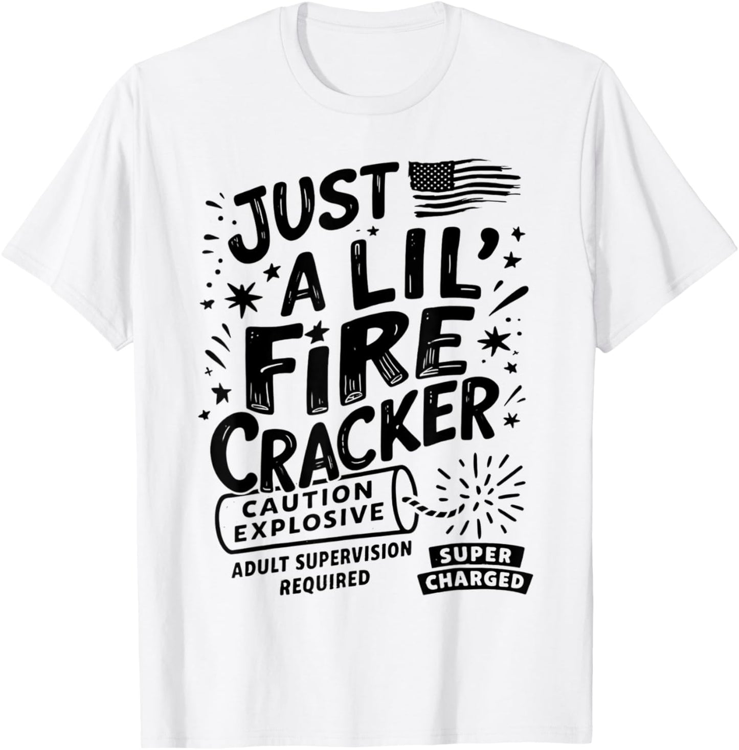 Just A Lil' Firecracker 4th Of July Toddler T-shirt