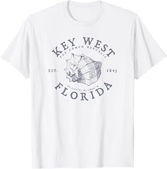 Key West Florida Conch Republic FL Floridian Gift T-Shirt