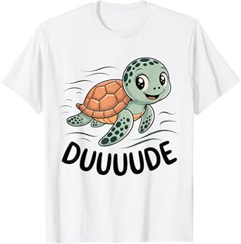 Funny Turtle | Duuuude Meme Kids & Adults T-Shirt