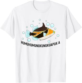 Humuhumunukunukuapua'a Hawaiian Reef Triggerfish Hawaii T-Shirt
