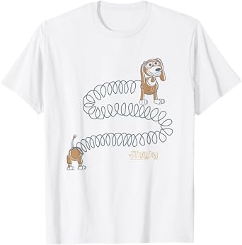 Disney Pixar Toy Story Slinky Dog Vintage Logo T-Shirt