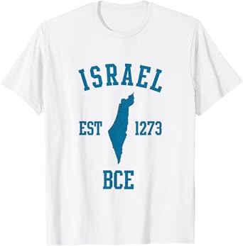 Israel EST 1273 BCE Jewish Pride Jerusalem Day T-Shirt