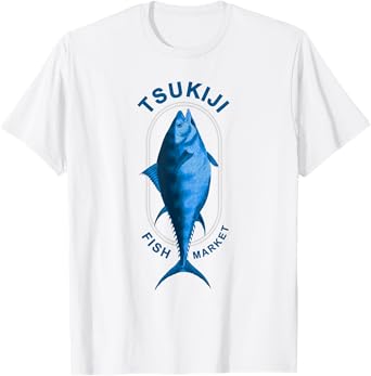 Tokyo Tsukiji Fish Market Vintage T-Shirt