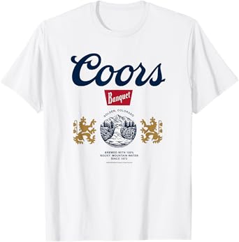 Coors Banquet Beer Golden Colorado Vintage T-Shirt