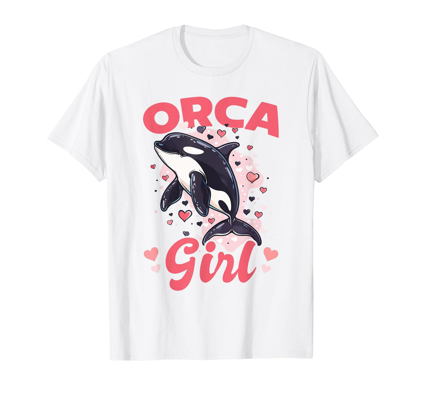 Funny Orca Animal Orca Girl T-Shirt