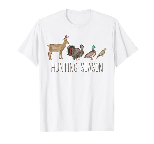 Hunting Season Kids Deer Turkey Duck Dove Toddler Wildlife T-Shirt