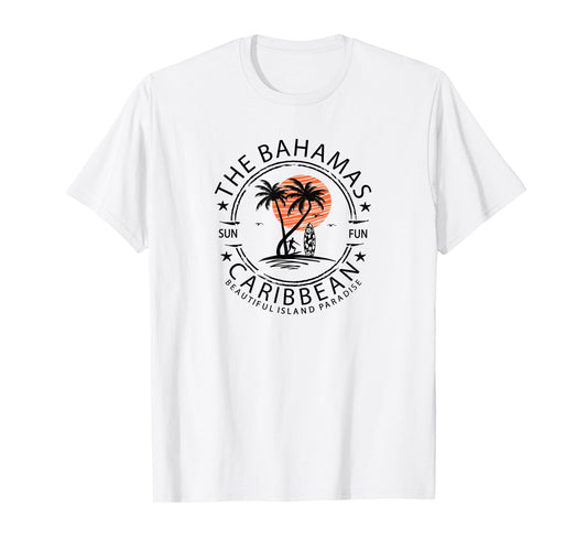 Beach The Bahamas Nassau Vacation Caribbean Tropical Summer T-Shirt