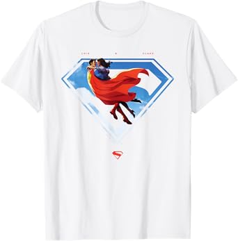 Superman (2025) Superman Lois Shield T-Shirt