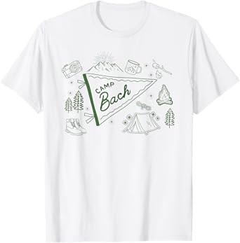 Camp Bach Adventure Camping Bachelorette Party Theme T-Shirt