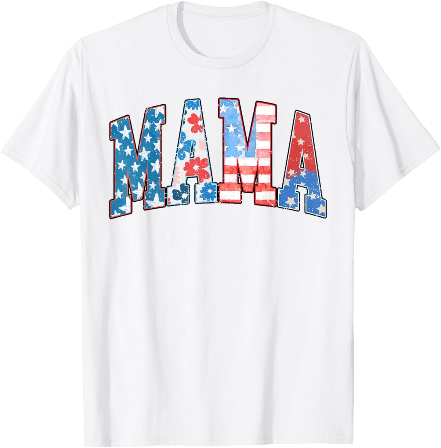 Mama Dada Mini 4th Of July American Family Matching Tees T-shirt