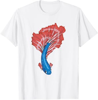 Betta Fish Swimming Fishes T-Shirt