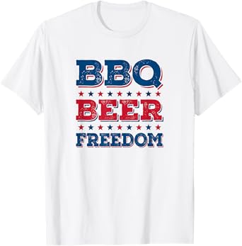 BBQ BEER FREEDOM BBQ, BEER, FREEDOM T-Shirt