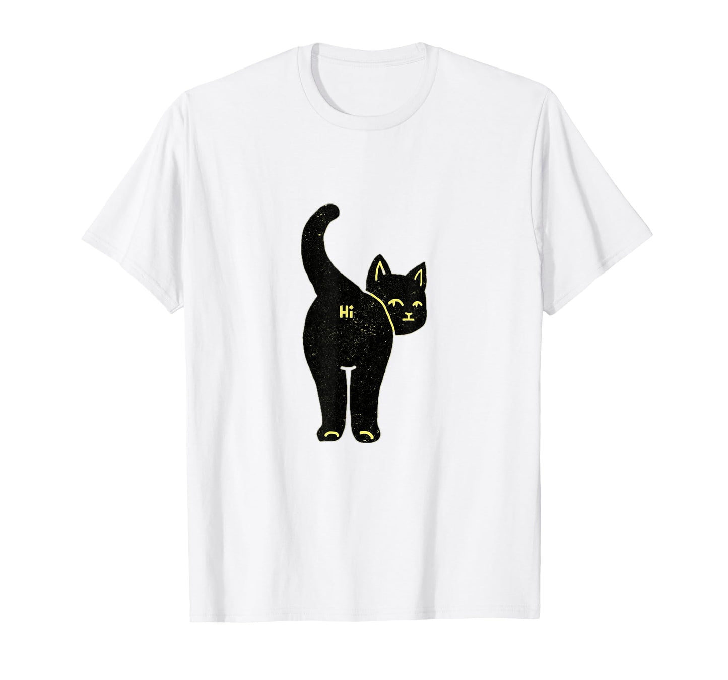 Hello Cat Butt Hi T-Shirt