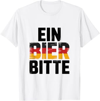 One Beer Please German Flag T-Shirt