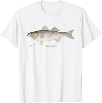 Striped Bass Fishing T-Shirt T-Shirt
