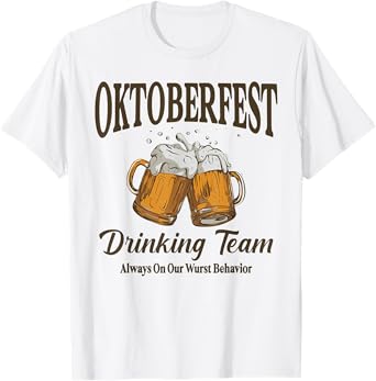 Official Oktoberfest Drink Beer German Flag Matching Group T-Shirt
