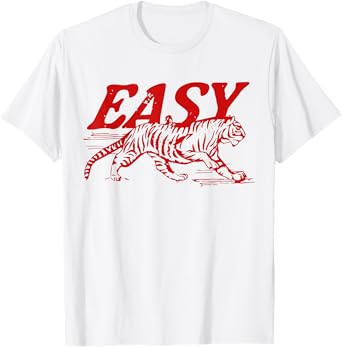 Easy Tiger Distressed Graphic Men Women T-Shirt