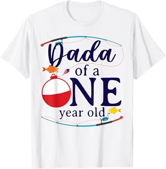 Dada Of The Big One Fishing O-Fish-Ally Birthday Boy Family T-Shirt