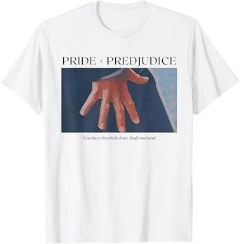 Prejudice Hand Flex Scene Romance bookish lover gift T-Shirt