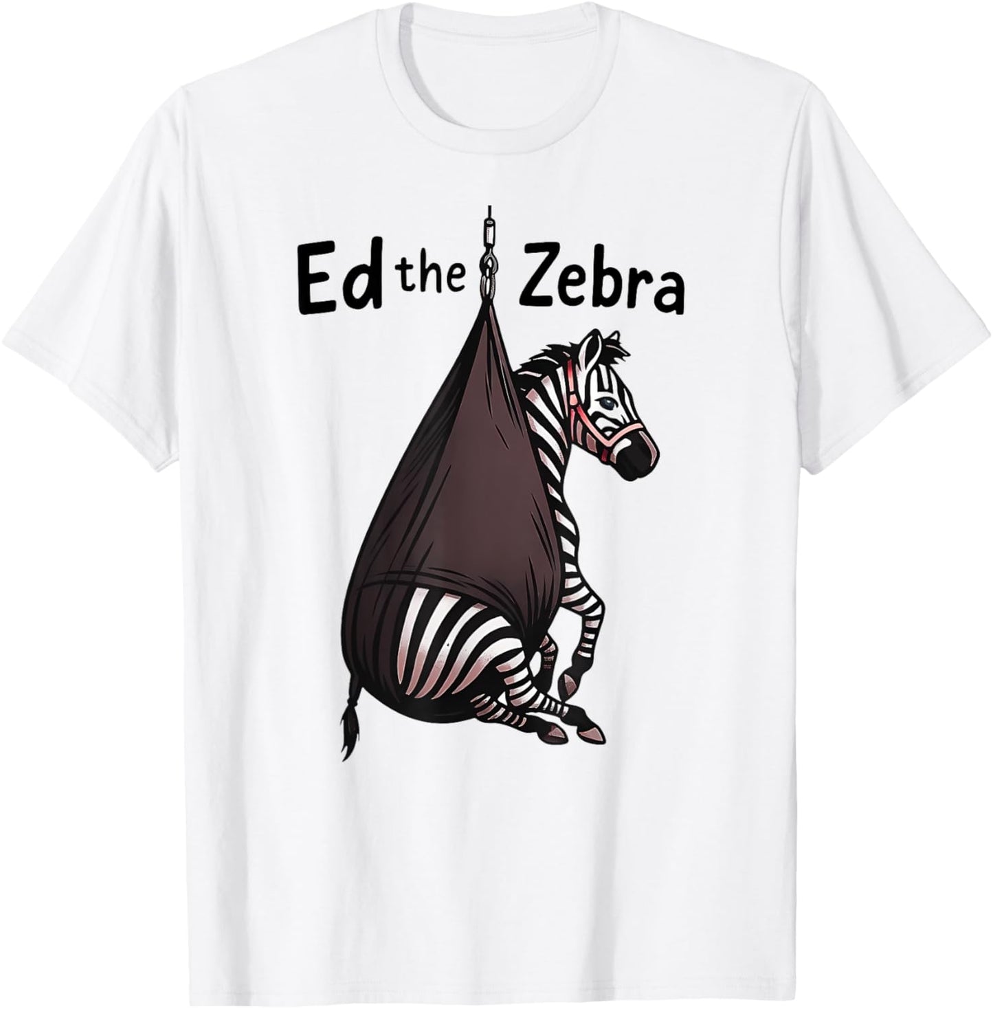 Ed The Zebra Captured Tee Funny T-Shirt
