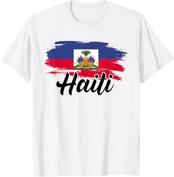 Happy Haitian Flag Day Haiti Flag Women Men Kids T-Shirt