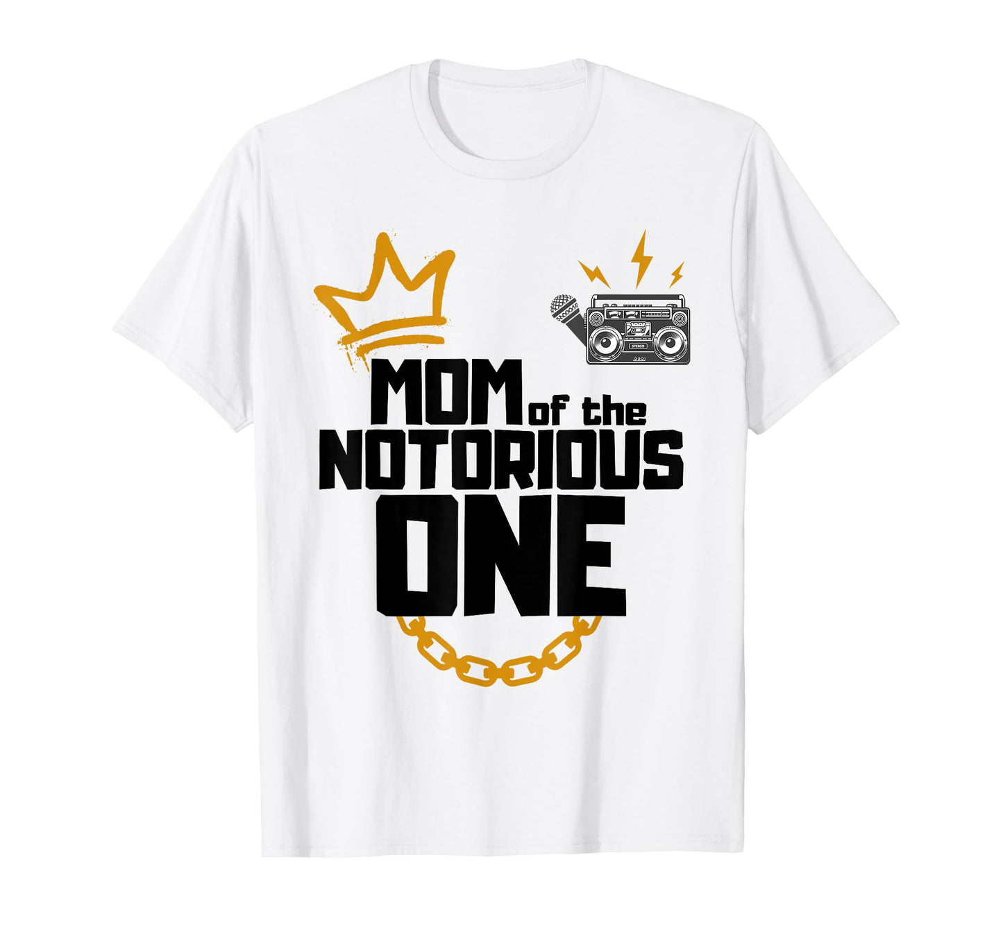 Mom Of The Notorious One Old School 1st Hip Hop Birthday T-Shirt