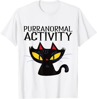 Purranormal Activity Halloween Design T-Shirt