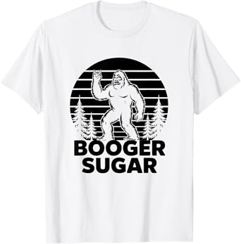 Booger Sugar Sasquatch Yeti Nose Beers Funny Adult Meme T-Shirt